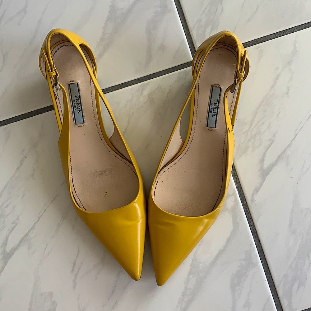 PRADA Yellow Shoes